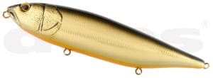 Deps Bass Lure Huge Pencil Walker Silent #01 Black Gold