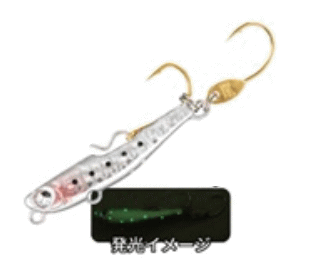 Rudie's Metal Jig Gyoshi Metal Tsuranuki 2.5g Glittering Cheek