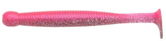 Ecogear Worm Grass Minnow L 3-1/4inch #158 Super Hologram/Pink Glow (luminous)