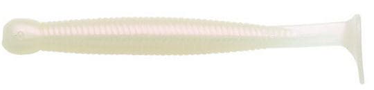 Ecogear Worm Grass Minnow L 3-1/4inch #010 Pearl Glow (luminous)