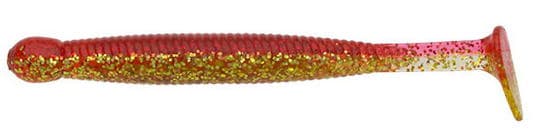 Ecogear Worm Grass Minnow M 2-1/2inch #365 Red Gold