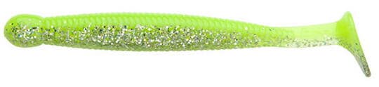 Ecogear Worm Grass Minnow L 3-1/4inch #277 Chartreuse Shiner