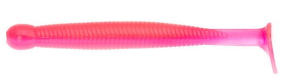 Ecogear Worm Grass Minnow L 3-1/4inch #102 Glow (luminous)/Pink back