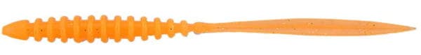Jackall Worm Peke Ring 2.0inch Glow Orange/Gold Flake