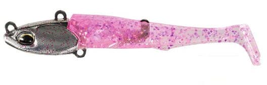 ＜DUO＞Beach Walker Jumgo Shad Set 21gカラー：MCC0747 UV銀ピンクラメ(クリアピンク)【4525918197049】