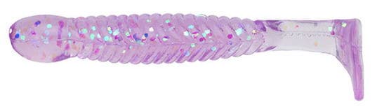 Ecogear Worm Grass Minnow L 3-1/4inch #345 Hokuriku UV Purple Holo