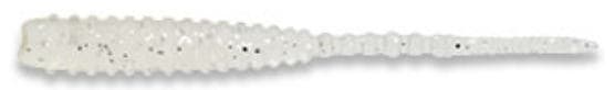 Ecogear Worm Aji Shokunin Aji Must 1.6inch #017 Clear/Silver Flk