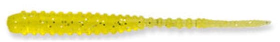 Ecogear Worm Aji Shokunin Aji Must 1.6inch #444 Amber Yellow/Silver Flk