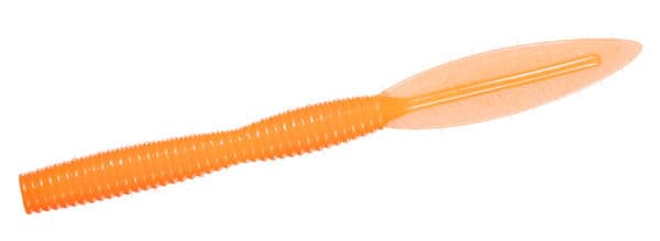 Daiwa Mebaru Hunter Worm Leech 2.0inch Glow Mandarin Orange