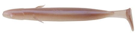 Ecogear Worm Power Shad 4inch #266 White Kisu (luminous)