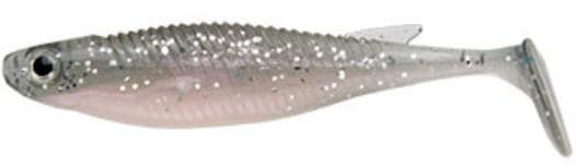 Ecogear Worm Balt 3.5inch #115 Pearl/Smoke Silver Glt back