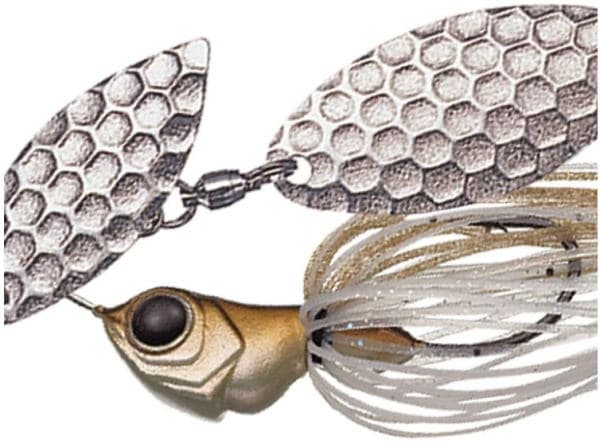 Evergreen Spinnerbait MoDO D Zone Fry 1/4oz Single Willow #05 Wakasagi (Silver)