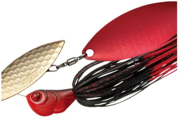 Evergreen Spinnerbait MoDO D Zone 1/2oz Double Willow #30 Fire Claw