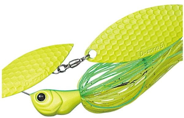 Evergreen Spinnerbait MoDO D Zone 3/8oz Double Willow #11 Super Chart