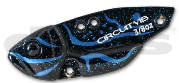 Deps Bass Lure Circuit Vibe 3/8oz #14 Blue Black Claw