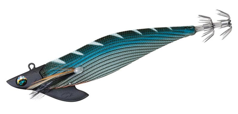 Daiwa Egi Emeraldas Boat II #3 (35g) Luminous - Black Head/Striped Blue Cedar