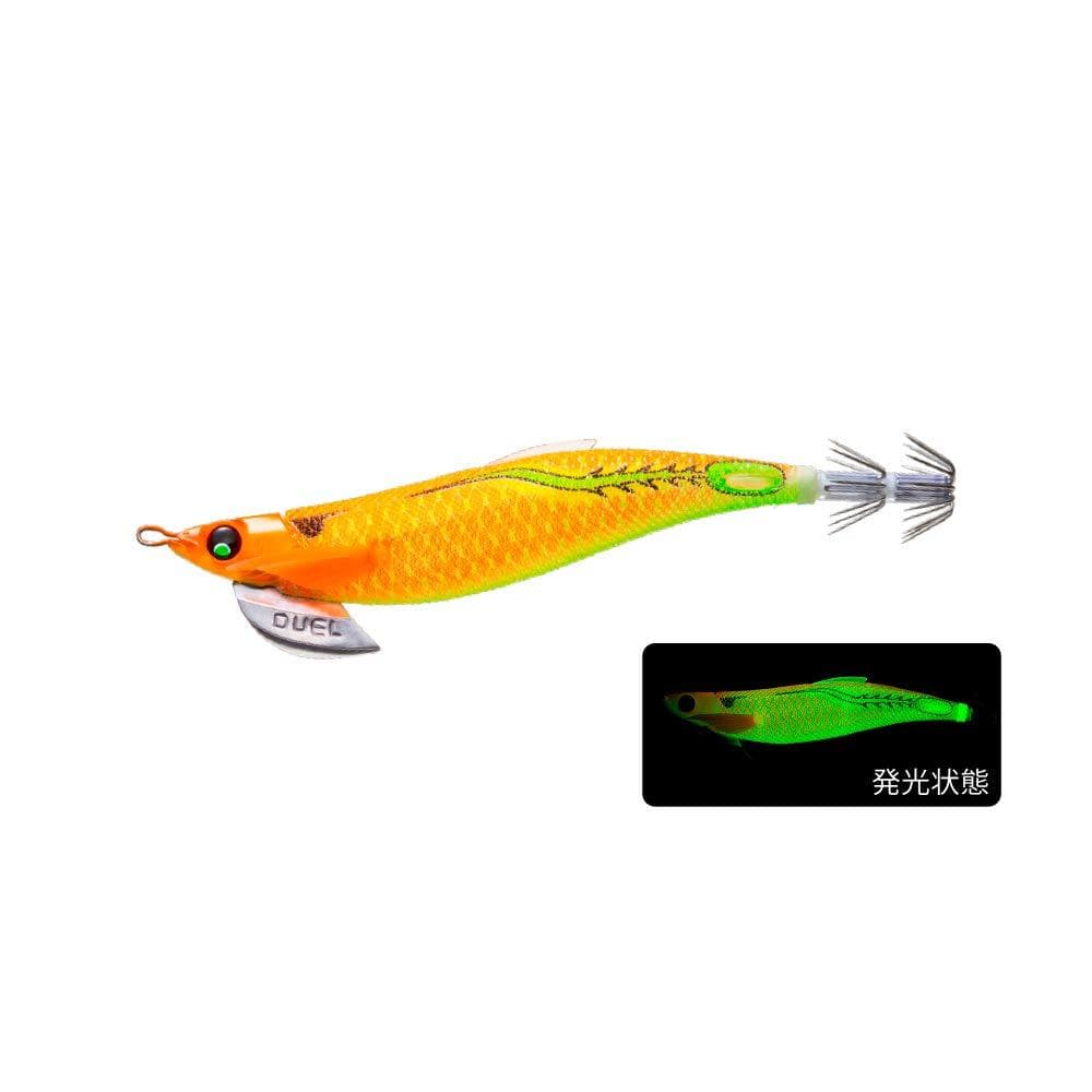 DUEL EZ-Q Fin Plus Rangan 3.5 LOBI:06 Night Glow Orange Boil