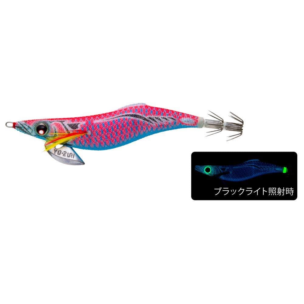 DUEL(デュエル) YO-ZURI(ヨーヅリ) ルアー エギ アオリーQ フィンエース 2.5号 重量:10g A1753-BLBI-ブルー夜光ボイル