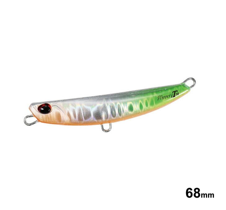 DUO Beach Walker Flipper iT38 68mm 38g Shine Kiwi Glow