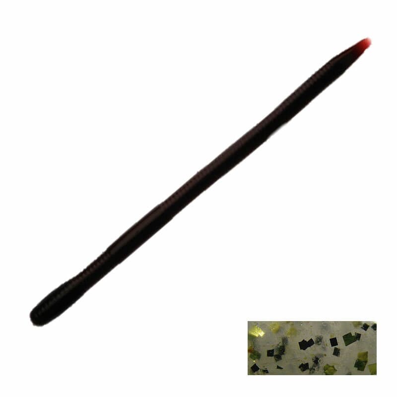Bait Breath U30 Vein 8 inch #143 Clear Black × Gold Flake