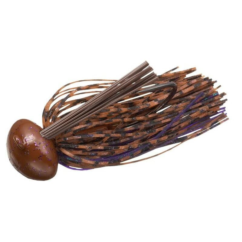 Evergreen Rubber Jig Reaction Football 1oz #104 Brown Purple