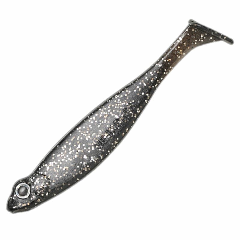 Megabass Hazedong Shad 3 inch Black×Silver Flake