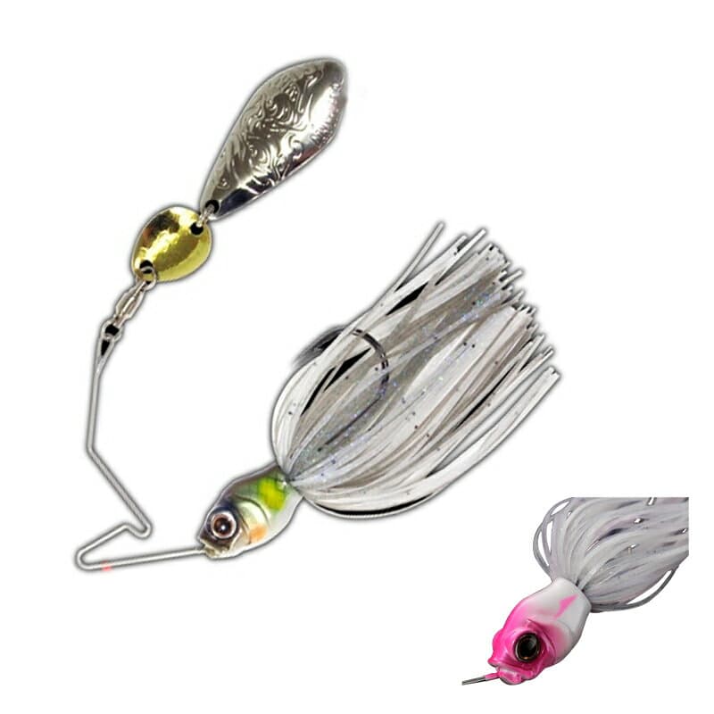 Gan Craft Spinnerbait Killers Bait Mini-II 3/8oz #06S Natural Pearl White