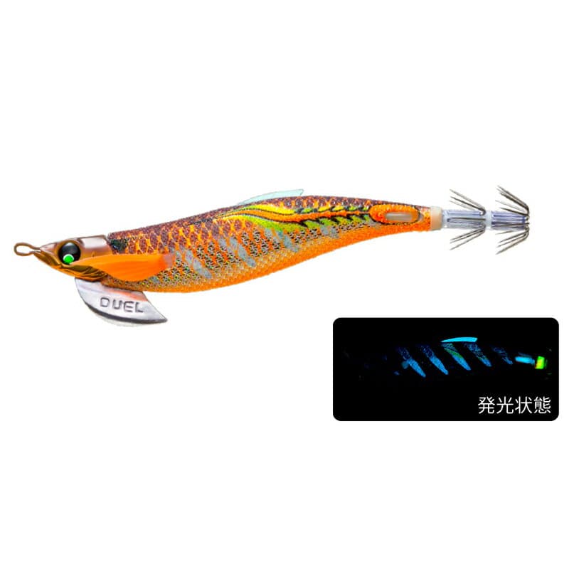 Duel EZ-Q Fin Plus Rangan 3.5 BLBW (Blue Night Glow Gold Brown) A1746-BLBW