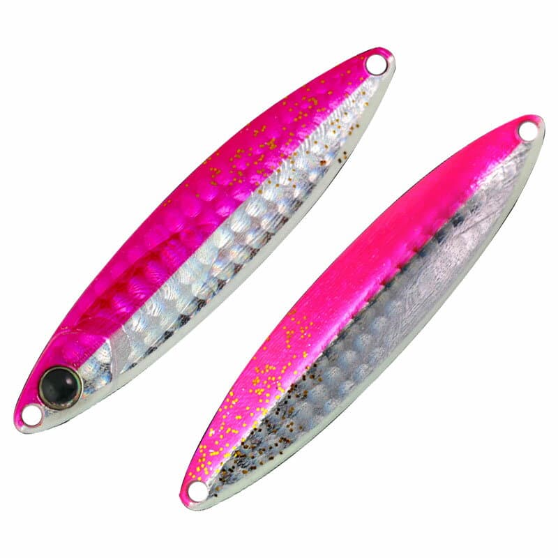 Jackall Binbin Metal TG Type Slow 60g Micro Pink (Glow Edge)