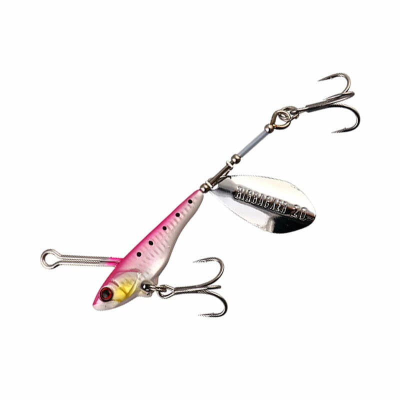 Jackall Metal Jig Big Backer Spin 30g Pink Back/Slim Border Holo