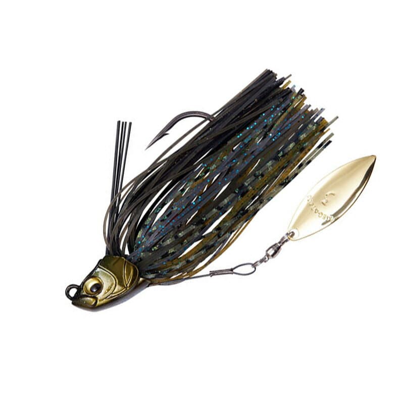Megabass Rubber Jig Uoze Swimmer 1/2oz Green Pumpkin
