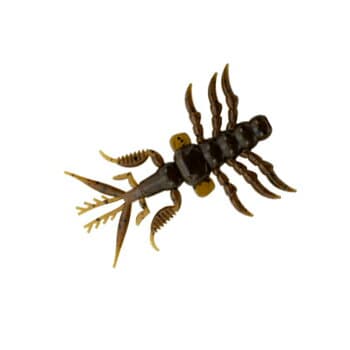 Bait Breath Skeleton Shrimp SSP 2.7 inch #160 Mad G Pumpkin × Seed