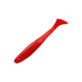 Bait Breath Egg Tail Shad 2.8 inch #469 Red x Tiny Gold