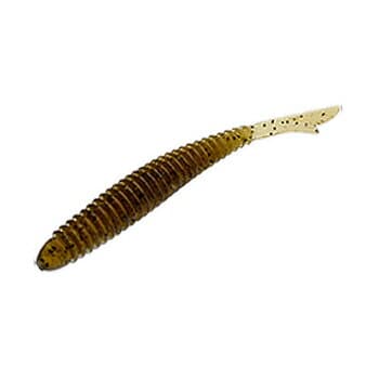 Bait Breath Fish Tail Ringer 3.5 inch #817 Dark Green Pumpkin × Seat