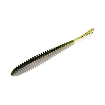 Bait Breath Fishtail Ringer 3.5 inch #912 Watermelon × White Pearl