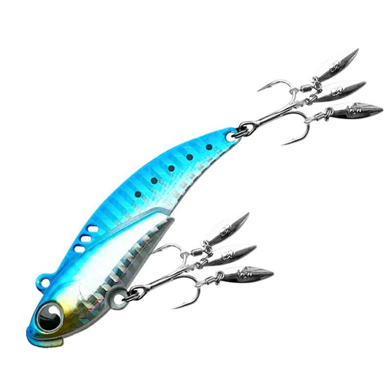 Breaden Seabass Lure 13VIB/Cathy Mersey 20g #02 Blue Silver