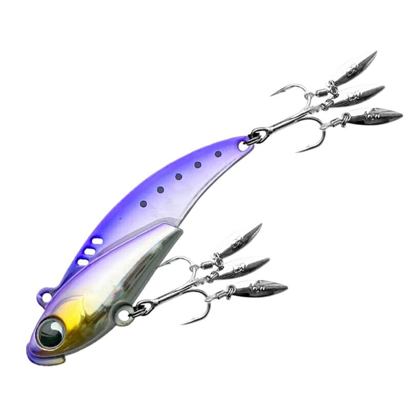 Breaden Seabass Lure 13VIB/Cathy Mersey 20g #04 Purple Silver
