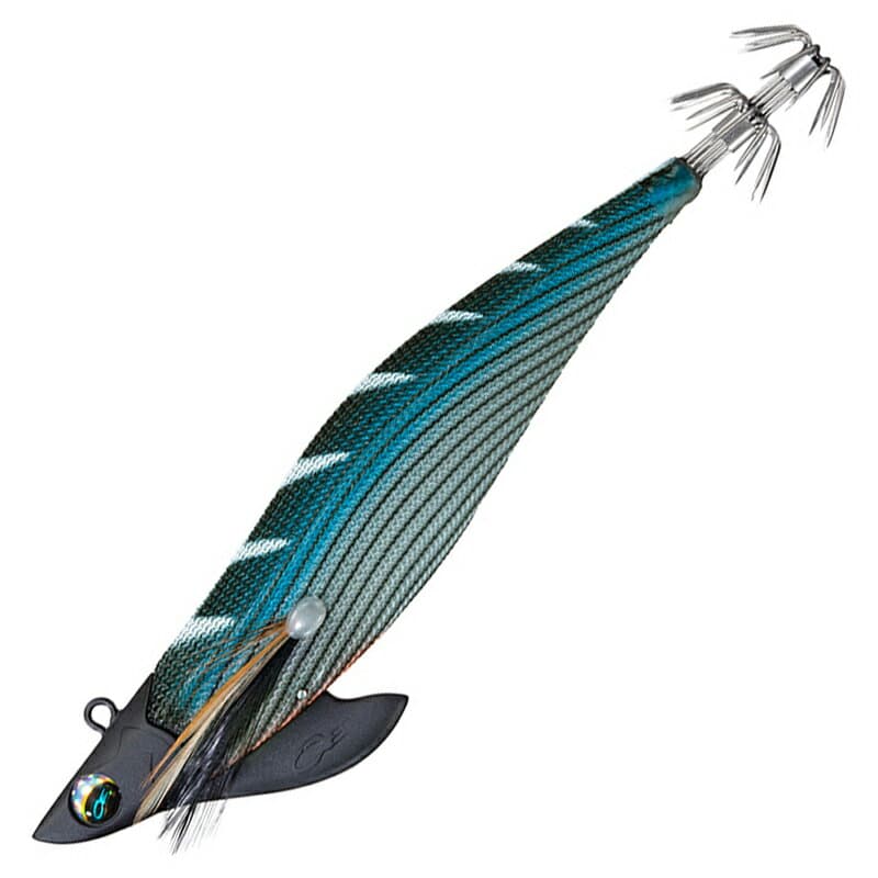 Daiwa Egi Emeraldas Boat II #3 (25g) Luminous - Black Head/Striped Blue Cedar