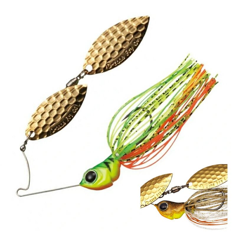 Evergreen Spinnerbait MoDO D Zone Fry TG 1/4oz Double Willow #22 Kurokin