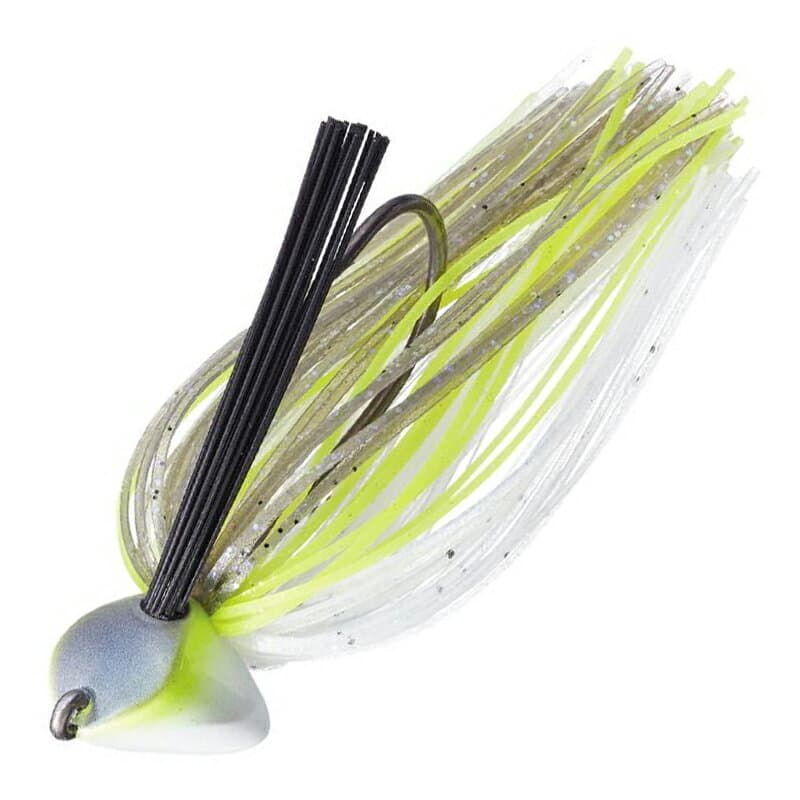 Evergreen Rubber Jig Grass Ripper 3/8oz #145 Chart Shad