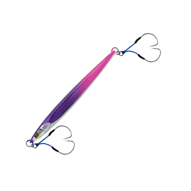 Jackall Bumbles Jig Semi-Long Sakura Masu Special 120g Purple Pink Glow Edge