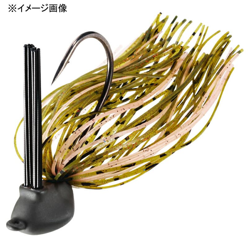 Daiwa Rubber Jig BH Cover Jig 14g Green Pumpkin Pink