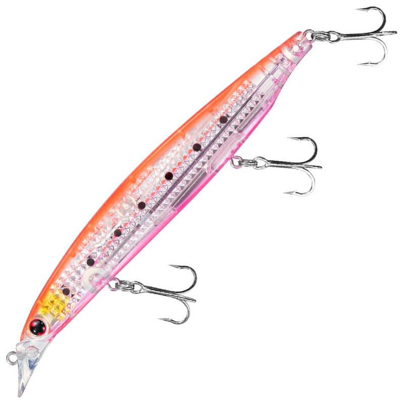 Daiwa Seabass Lure Shoreline Shiner-Z Vertice R Laser Impact 125S LI Orange Pink Sardine