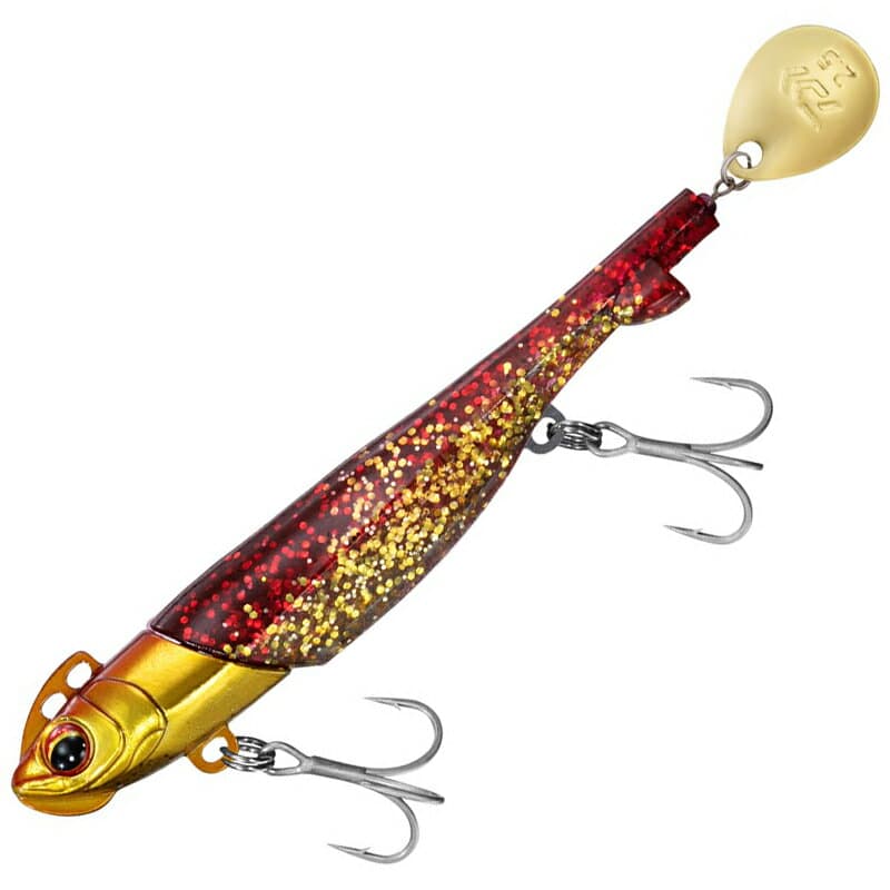 Daiwa Worm Flat Junkie Rodem R4 Blade 28g Flounder Burning