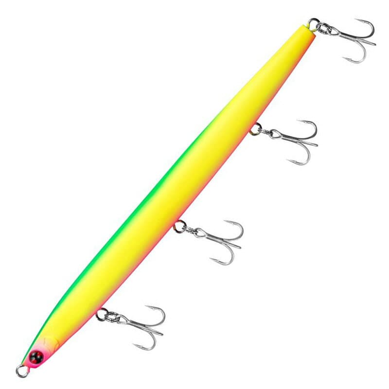 Daiwa Seabass Lure Morethan Switch Hitter Slim DH120S Matt Lime Chart Pink Berry