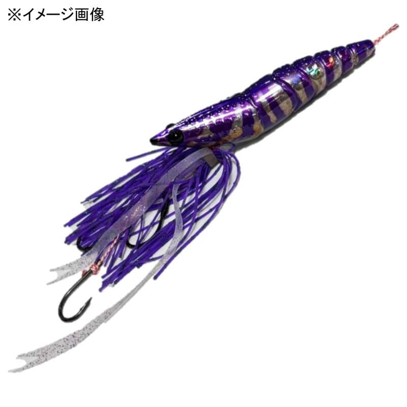 Real Fisher Ebi Raba Replacement Rubber Hook S Purple Tail