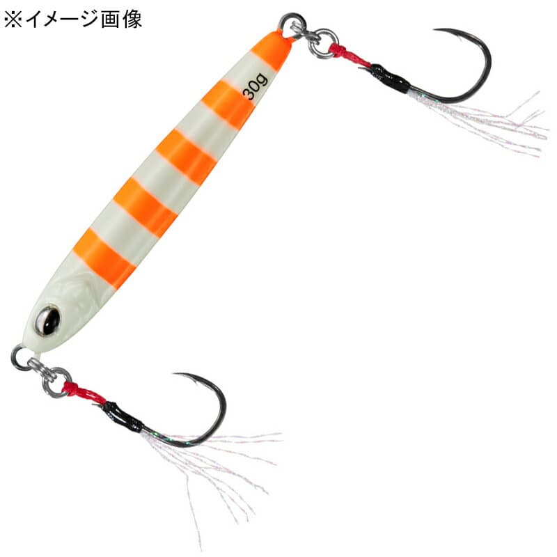 Daiwa Metal Jig Samurai Jig R Slow Fall 20g Glow Zebra Orange