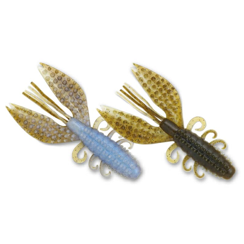 Deps Spiny Craw 4inch #153 Green Pumpkin/Blue Glimmer
