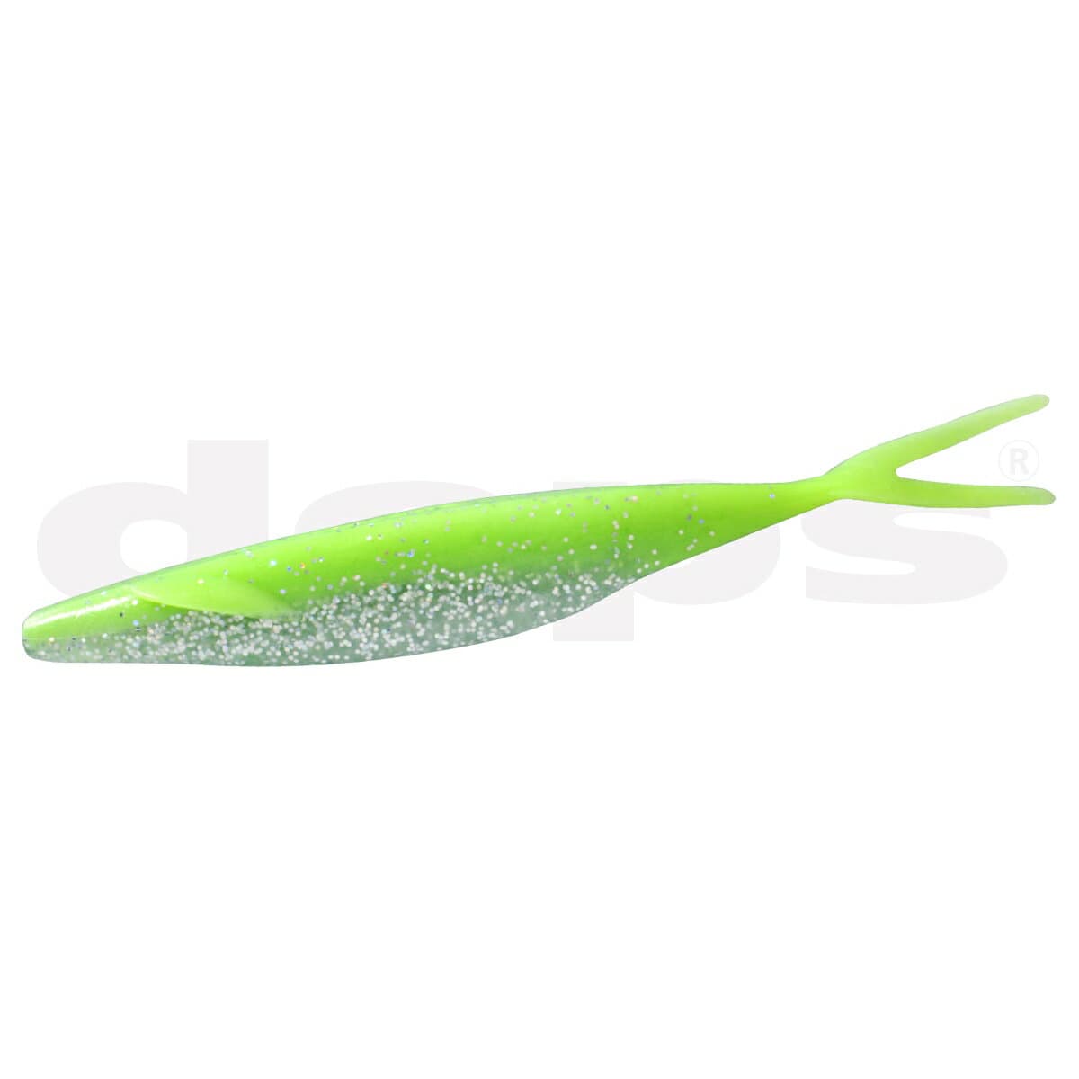 Deps Worm Sakamata Shad 4.5inch #109 Chart Laser