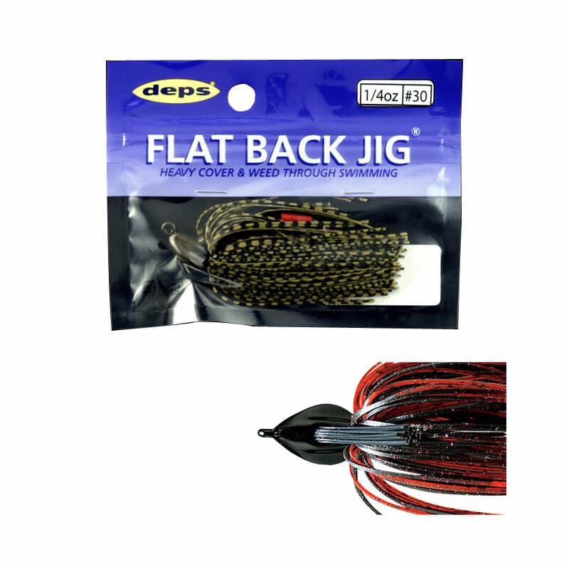 Deps Flat Back Jig 1/2 oz #26 Fire Edge